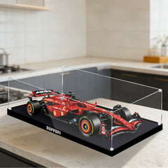 Dustproof HD Acrylic Display Case with UV Protection for LEGO Technic Ferrari SF-24 F1 Race Car 42207