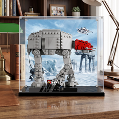 Dustproof HD Acrylic Display Case with UV Protection for LEGO Star Wars AT Walker 75440
