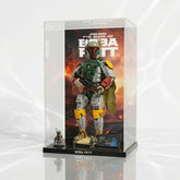 Dustproof HD Acrylic Display Case with UV Protection for LEGO Star Wars Boba Fett 75455