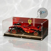 Dustproof HD Ultra-Clear Magnetic Door Acrylic Display Case with UV Protection for Ferrari SF-24 F1 Race Car 42207