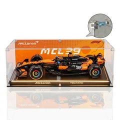 Dustproof HD Ultra-Clear Magnetic Door Acrylic Display Case with UV Protection for McLaren MCL39 F1 Race Car 42228