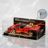 Dustproof HD Ultra-Clear Magnetic Door Acrylic Display Case with UV Protection for Ferrari Daytona SP3 42143