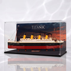 Dustproof HD Acrylic Display Case with UV Protection for LEGO Creator Expert Titanic 10294