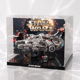 Dustproof HD Acrylic Display Case with UV Protection for LEGO Star Wars Millennium Falcon 75375