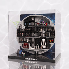 Dustproof HD Acrylic Display Case with UV Protection for LEGO Star Wars Death Star 75419