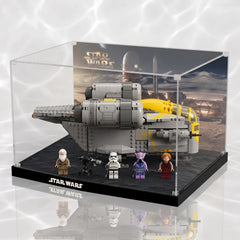 Dustproof HD Acrylic Display Case with UV Protection for LEGO Star Wars The Razor Crest 75447