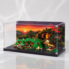 Dustproof HD Acrylic Display Case with UV Protection for LEGO The Lord of the Rings: The Shire 10354