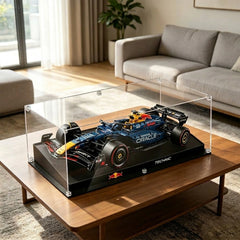 Dustproof HD Ultra-Clear Magnetic Door Acrylic Display Case with UV Protection for Red Bull RB20 F1 Race Car 42206