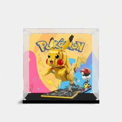Dustproof HD Ultra-Clear Acrylic Display Case with UV Protection for LEGO Pikachu & Poké Ball 72152