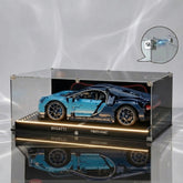 Dustproof HD Ultra-Clear Magnetic Door Acrylic Display Case with UV Protection for Bugatti Chiron 42083