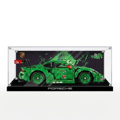 Dustproof HD Acrylic Display Case with UV Protection for LEGO Technic Porsche 911 GT3 R Race Car "Rexy" 42224