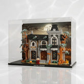 Dustproof HD Ultra-Clear Acrylic Display Case with UV Protection Compatible with LEGO 11383 Mayor Manor Haunted House