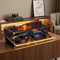 Dustproof HD Ultra-Clear Magnetic Door Acrylic Display Case with UV Protection for Red Bull RB20 F1 Race Car 42206