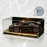 Dustproof HD Ultra-Clear Magnetic Door Acrylic Display Case with UV Protection for Koenigsegg 42232