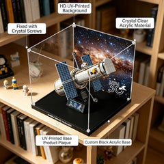 Dustproof HD Acrylic Display Case with UV Protection for Hubble Space Telescope 11382