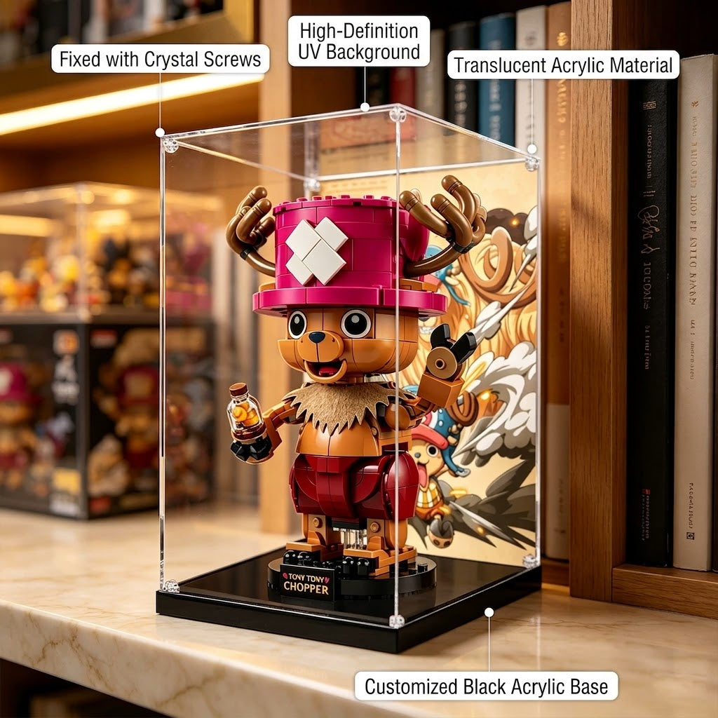 Dustproof HD Acrylic Display Case with UV Protection for Tony Tony Chopper 75643