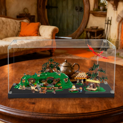 Dustproof HD Acrylic Display Case with UV Protection for LEGO The Lord of the Rings: The Shire 10354