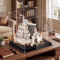 Dustproof HD Acrylic Display Case with UV Protection for LEGO Lord of the Rings: Minas Tirith 11377
