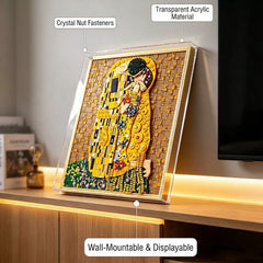 Dustproof HD Acrylic Display Case with UV Protection for Klimt Art Painting 31221