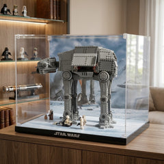 UV-Protected Acrylic Display Case for Star Wars 75454 – Clear Dustproof Showcase Box