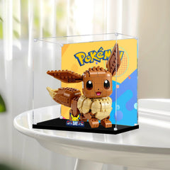 Dustproof HD Acrylic Display Case with UV Protection for LEGO Pokémon Eevee 72151