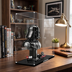 Dustproof HD Acrylic Display Case with UV Protection for LEGO Star Wars Darth Vader Bust 75439