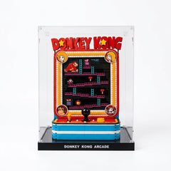 Dustproof HD Acrylic Display Case with UV Protection for Donkey Kong Arcade Game 72051