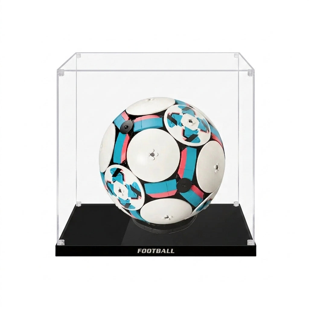 Dustproof HD Acrylic Display Case with UV Protection for LEGO World Cup 43019