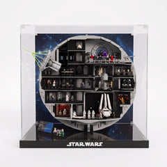 Dustproof HD Acrylic Display Case with UV Protection for LEGO Star Wars Death Star 75419