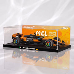 Dustproof HD Acrylic Display Case with UV Protection for LEGO Technic McLaren Formula 1 Race Car MCL39 42228