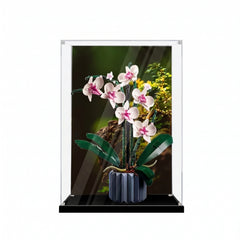 Dustproof HD Acrylic Display Case with UV Protection for LEGO Botanical Collection Orchid 10311