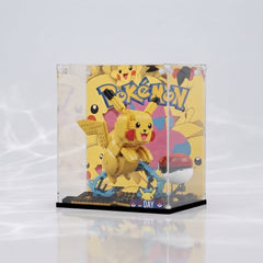 Dustproof HD Ultra-Clear Acrylic Display Case with UV Protection for LEGO Pikachu & Poké Ball 72152