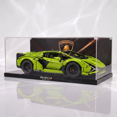 Dustproof HD Acrylic Display Case with UV Protection for LEGO Technic Lamborghini Huracán Tecnica 42161