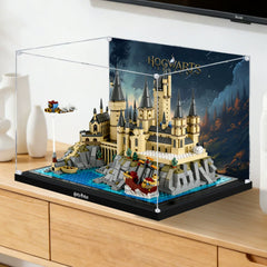 Dustproof HD Acrylic Display Case with UV Protection for LEGO Harry Potter Hogwarts Castle and Grounds 76419