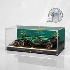 Dustproof HD Ultra-Clear Magnetic Door Acrylic Display Case with UV Protection for Aston Martin F1 Race Car 42240