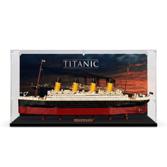 Dustproof HD Acrylic Display Case with UV Protection for LEGO Creator Expert Titanic 10294