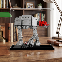 Dustproof HD Acrylic Display Case with UV Protection for LEGO Star Wars AT Walker 75440