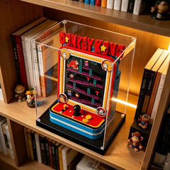 Dustproof HD Acrylic Display Case with UV Protection for Donkey Kong Arcade Game 72051