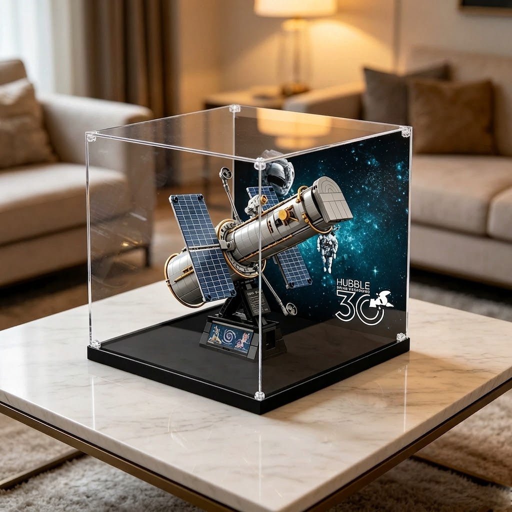 Dustproof HD Acrylic Display Case with UV Protection for Hubble Space Telescope 11382