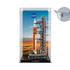 Dustproof HD Ultra-Clear Magnetic Door Acrylic Display Case with UV Protection for NASA Artemis Space Launch System 10341