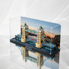 Dustproof HD Acrylic Display Case with UV Protection for London Bridge 21067