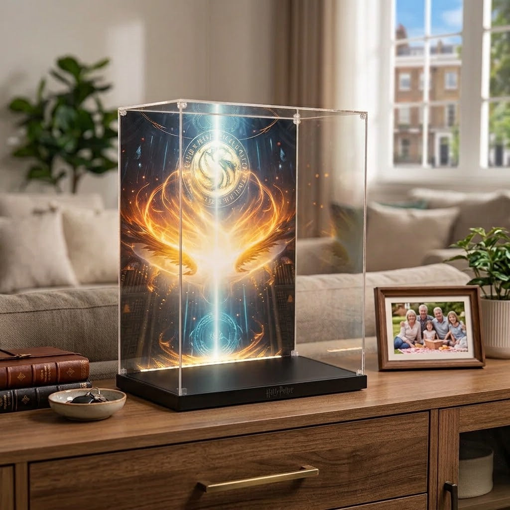 UV-Protected Acrylic Display Case for LEGO Harry Potter Ministry of Magic (76476) – Ultra-Clear Dustproof Showcase Box