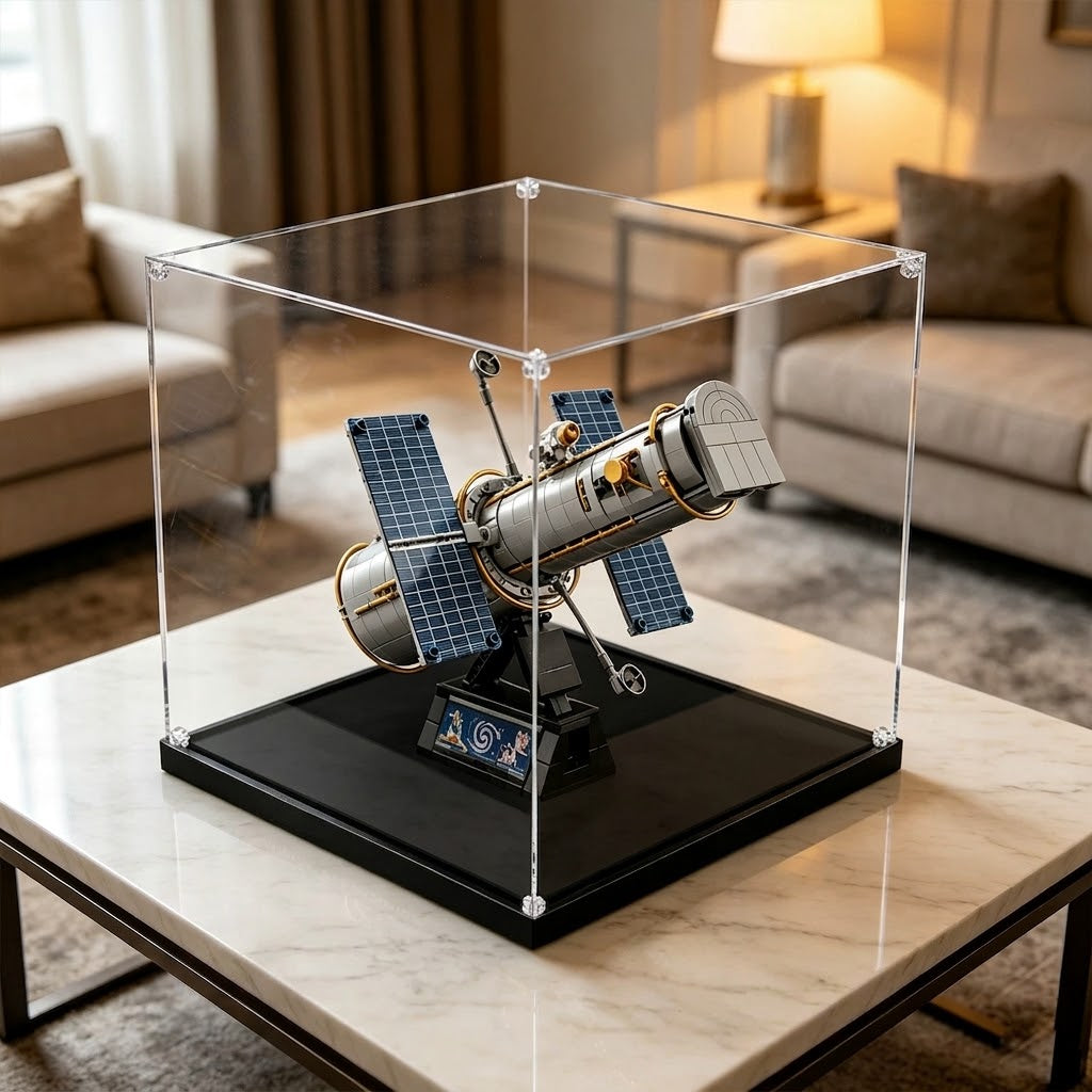 Dustproof HD Acrylic Display Case with UV Protection for Hubble Space Telescope 11382