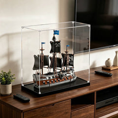 Dustproof HD Acrylic Display Case with UV Protection for Garp's Marine Battleship 75646