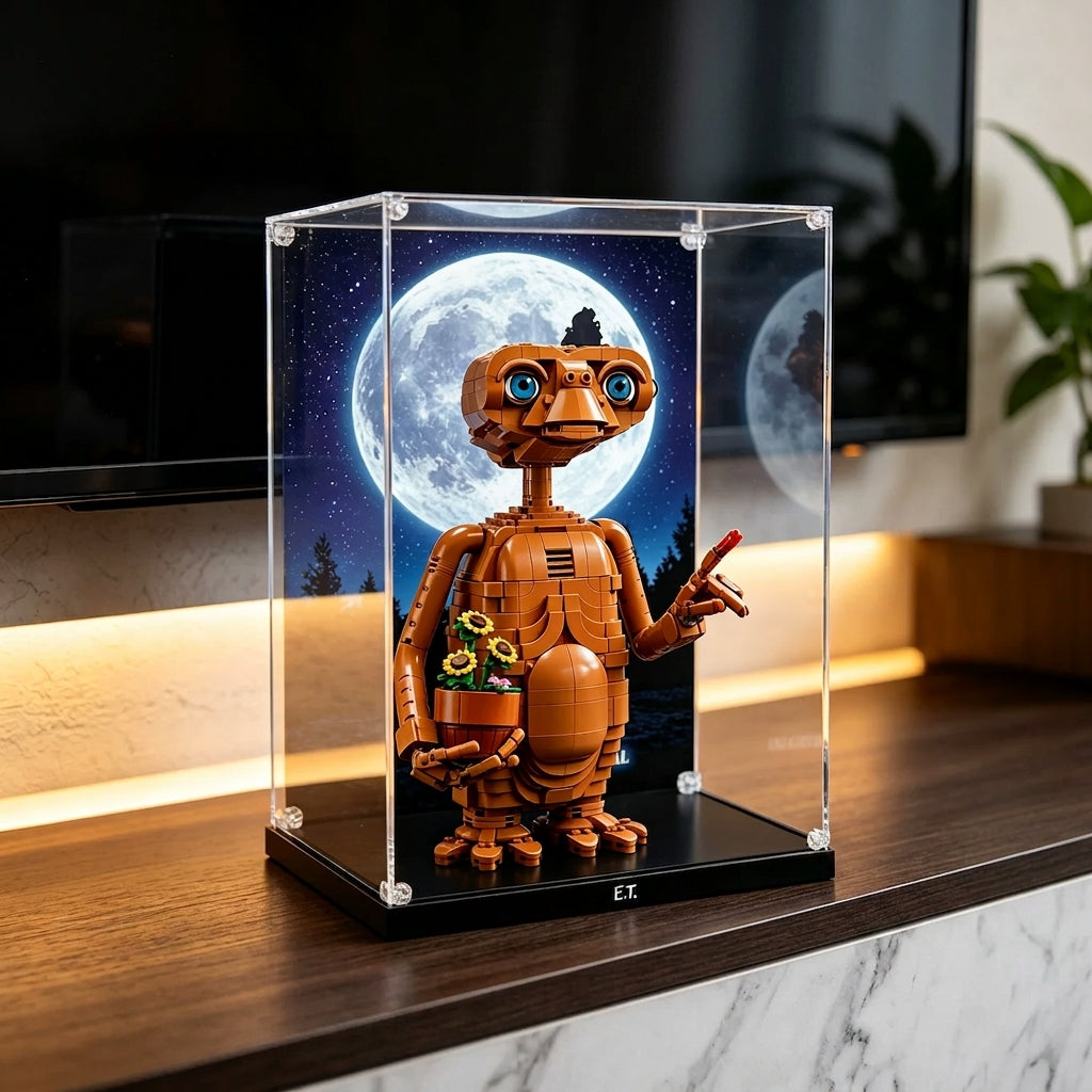 Dustproof HD Acrylic Display Case with UV Protection for E.T. the Extra-Terrestrial 21370