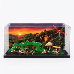 Dustproof HD Acrylic Display Case with UV Protection for LEGO The Lord of the Rings: The Shire 10354