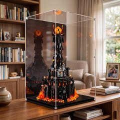 Dustproof HD Acrylic Display Case with UV Protection Compatible with LEGO Lord of the Rings: Barad-dûr 10333