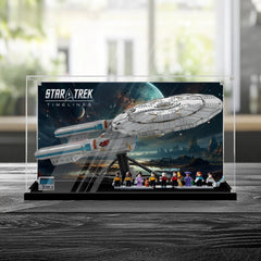 Dustproof HD Acrylic Display Case with UV Protection for LEGO Star Trek U.S.S. Enterprise 10356