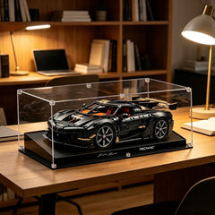 Dustproof HD Ultra-Clear Magnetic Door Acrylic Display Case with UV Protection for Koenigsegg 42232