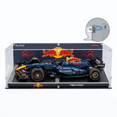 Dustproof HD Ultra-Clear Magnetic Door Acrylic Display Case with UV Protection for Red Bull RB20 F1 Race Car 42206